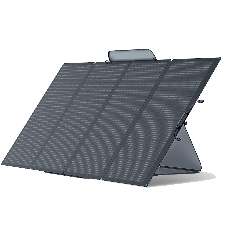 EF ECOFLOW 400W Portable Solar Panel, Foldable & Durable | Complete with an Adjustable Kickstand Case, Waterproof IP68 for Outdoor Adventures